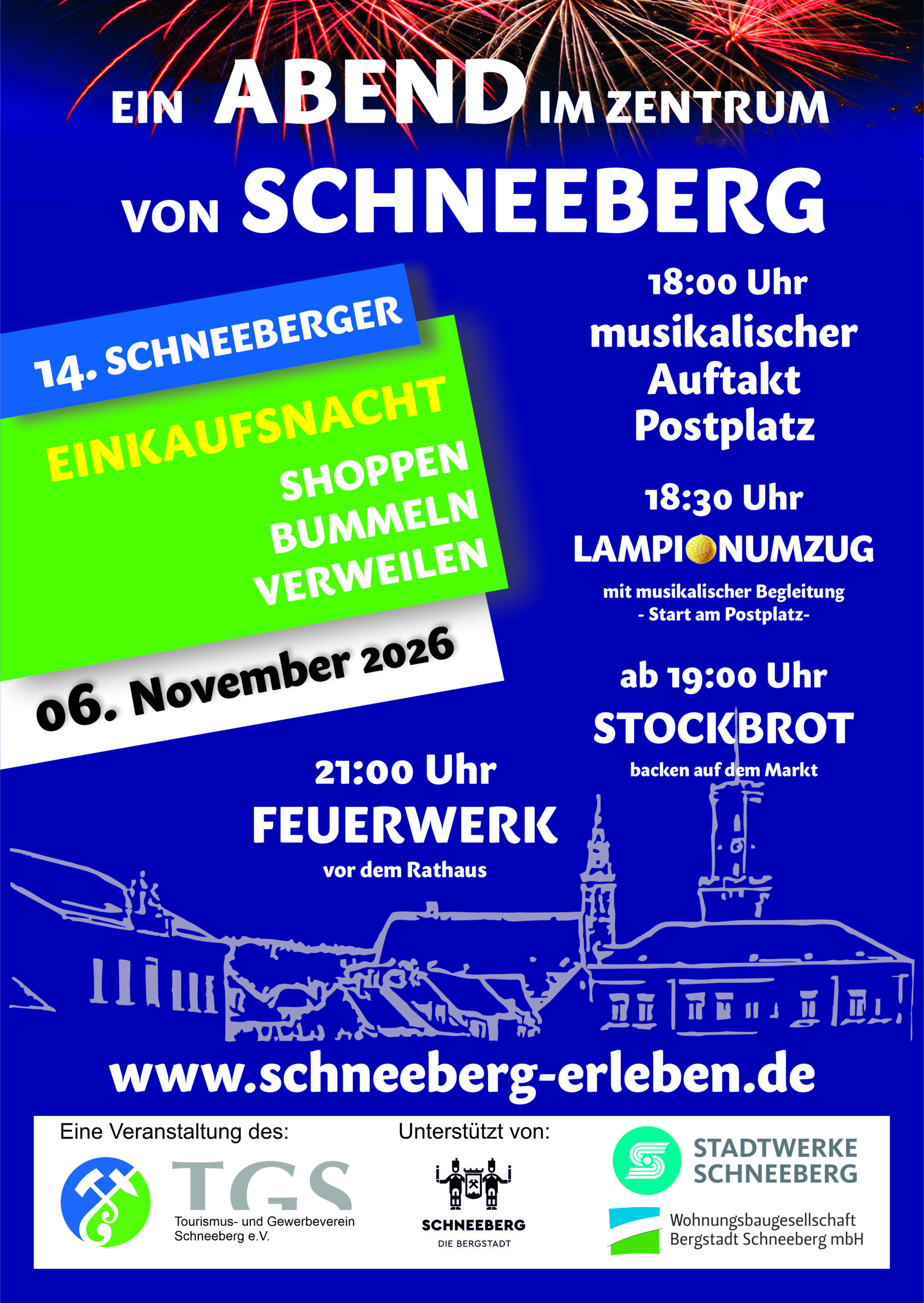 Home plakat einkaufsnacht 2026